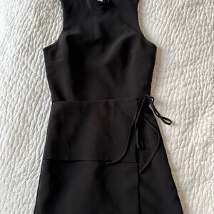 Amanda Uprichard Black Mini Dress